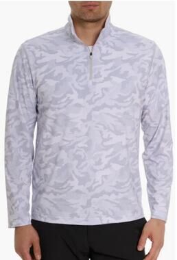 Robert Graham Clubhouse 1/4 zip Long Sleeve Size 2XL